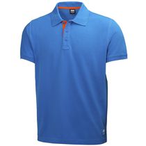 Polo de travail / en coton / unisexe / bleu