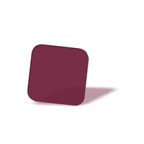 Filtre optique rouge / en plastique / de...