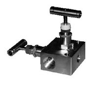 Manifold 2 voies / en acier inoxydable