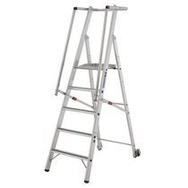 Escabeau Pliable 6 Marches - Capacité 150 Kg - Marches Anti-dérapantes - Pliage Ultra-Plat (5 Cm) - Pour Maison, Jardin, Bricolage - 10