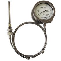 Thermomètre à dilatation de gaz à capillaire...