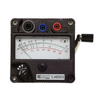 Testeur d'isolement / portable / analogique