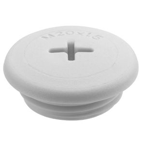 bouchon rond / fileté / en polystyrène