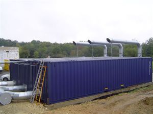 biofiltre à air / pour le traitement des odeurs et des COV