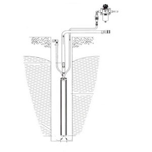 pompe à eau / pneumatique / immergée / centrifuge
