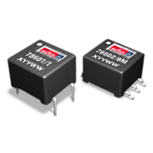 transformateur d'impulsion / encapsulé / pour l'électronique / pour circuit imprimé