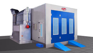 cabine de peinture fermée