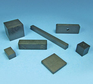 aimant permanent en ferrite fritté