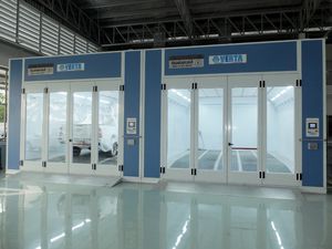 cabine de peinture à circuit fermé