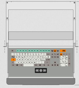 clavier monté sur rack-tiroir