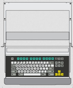 clavier monté sur rack-tiroir