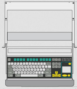 clavier monté sur rack-tiroir