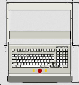 clavier monté sur rack-tiroir