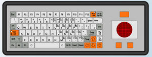clavier de bureau