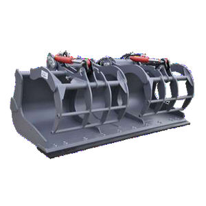 godet grappin / pour chargeuse / pour chariot télescopique / grand volume