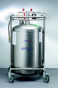 récipient d'azote / en inox / cryogénique / sous vide
