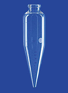 tube à centrifuger en verre borosilicaté