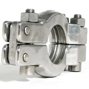 Collier De Serrage Triple Inox 304, Fixation à Broche, écrou à Oreilles