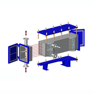 échangeur de chaleur à plaques soudées / liquide / liquide / liquide / gaz / gaz/gaz