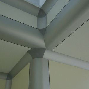 profilé en aluminium / pour salle blanche