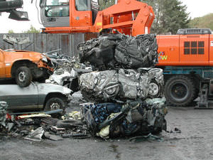 compacteur de déchets en métal / à chargement par le haut