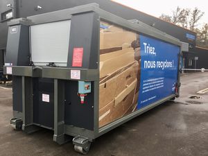 compacteur de déchets mélangés