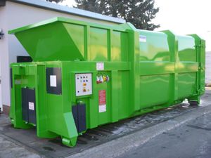 compacteur de déchets mélangé