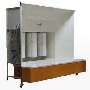 cabine de peinture fermée
