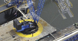 grue sur chenilles