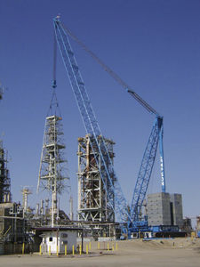 grue sur chenilles