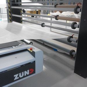 stockeur rotatif pour rouleaux / vertical / pour textiles / de tissus