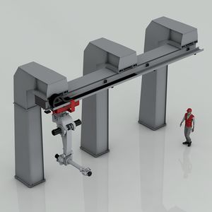 axe linéaire à pignon et crémaillère 1