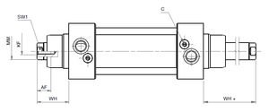 vérin pneumatique