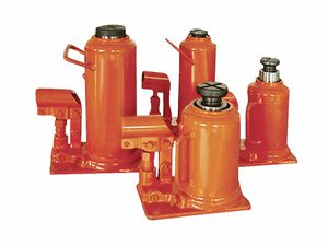 cric bouteille / hydraulique / en acier