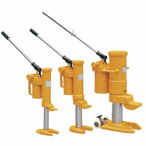 cric à patte / hydraulique / lève-machine / en acier