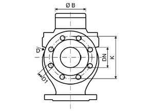 compteur d'eau à turbine type Woltman 1