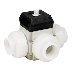 vanne à boisseau sphérique / électrique / pneumatique / pour eau potable
