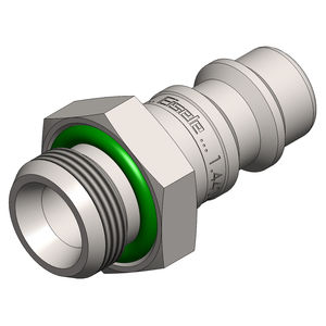 raccord push-in / droit / pneumatique / en inox