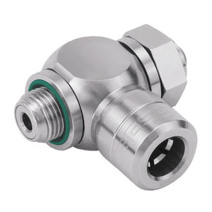 raccord push-in / type T / pneumatique / en acier inoxydable