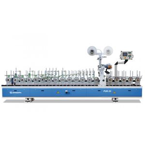 machine d'enrobage de placage de profilés en bois 1