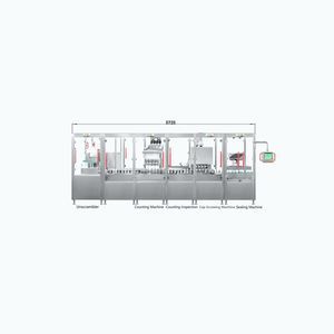 ligne d'embouteillage et d'emballage entièrement automatique