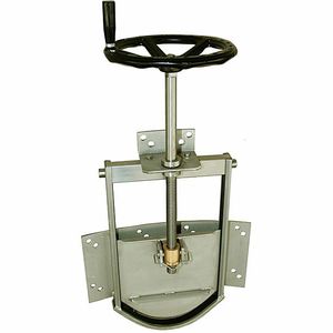 vanne à guillotine / avec volant / de régulation / pour l'eau