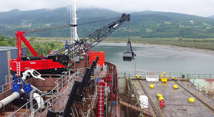 grue sur chenilles