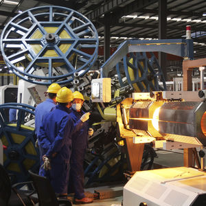 ligne d'extrusion pour tuyaux enroulables