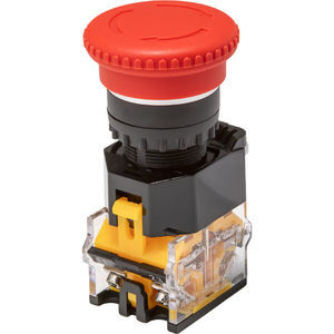bouton poussoir d'arrêt d'urgence