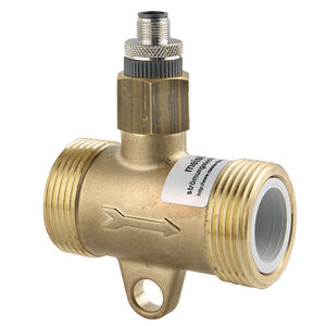 débitmètre à turbine / pour liquides / de haute précision / en laiton