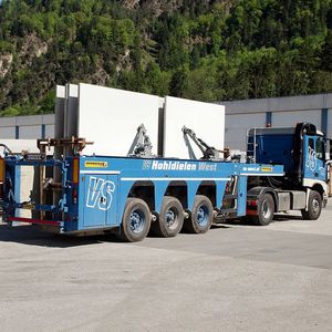 semi-remorque à plateau