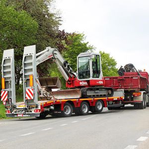 semi-remorque à plateau 1