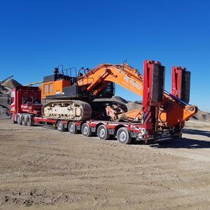 semi-remorque à plateau