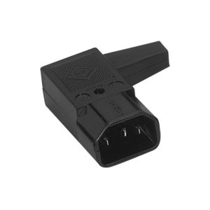 connecteur d'alimentation électrique / Socket / à angle droit / mâle